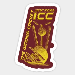 The West Indies Cricket Memorabilia Sticker